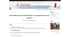 Desktop Screenshot of aidshilfe-online.de